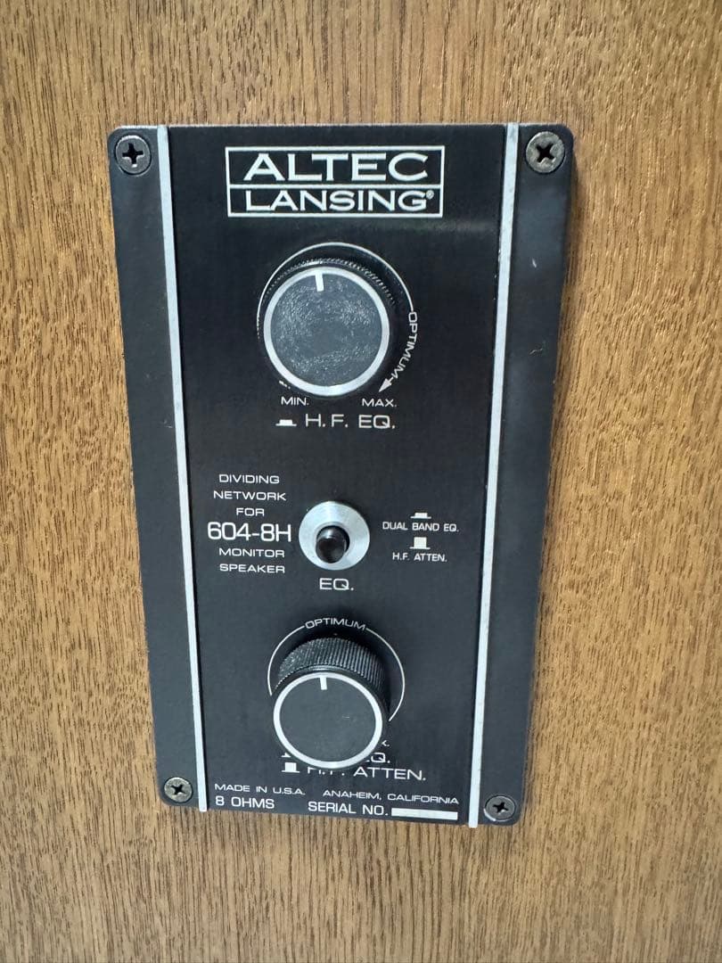 ALTEC LANSING 620B 604-8H ペア 音出し確認済み
