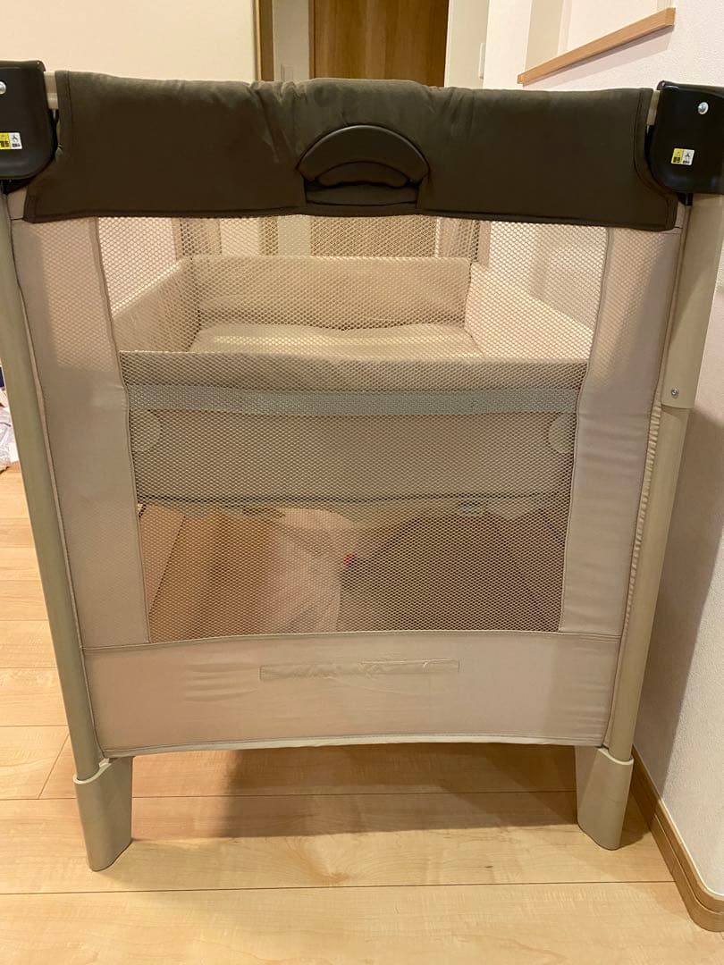 sayu様　Aprica ココネル ベビーベッド 折りたたみ ブラウン