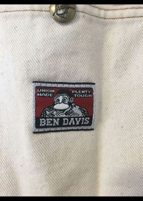 BEN DAVIS オーバーオール USA 生成り