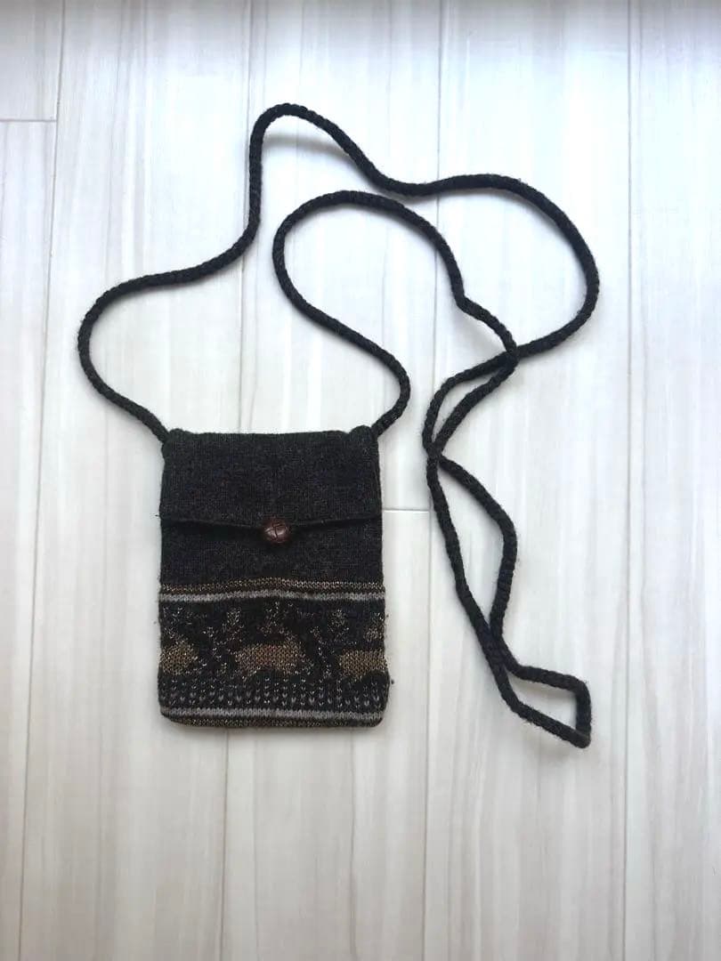 ナンバーナイン　ジョージ期　ニット　サコッシュ　ショルダーポーチ