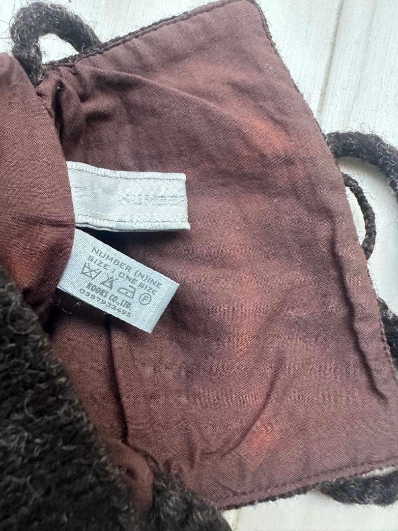 ナンバーナイン　ジョージ期　ニット　サコッシュ　ショルダーポーチ