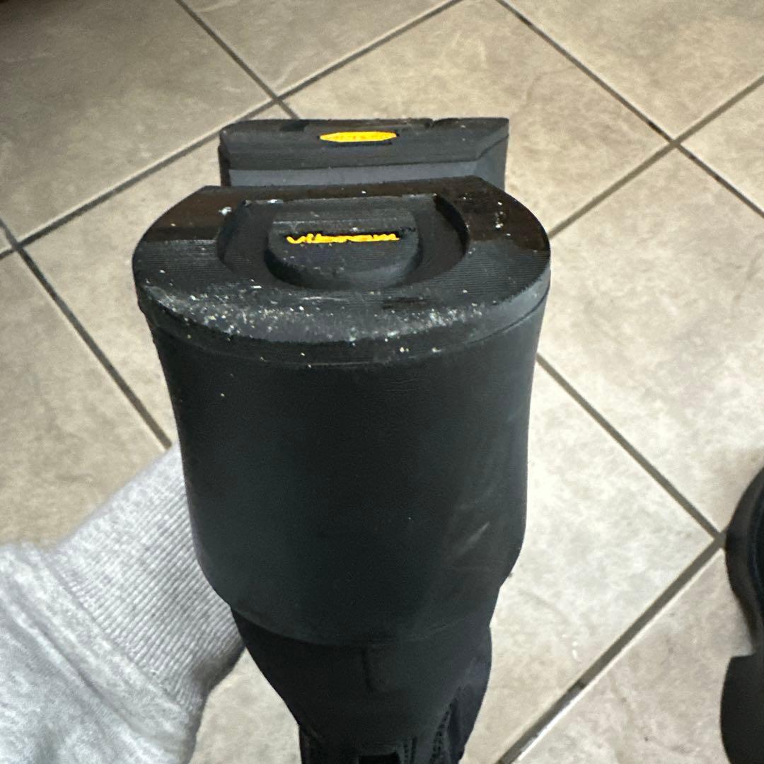 ノースフェイス　ブーツ　カルミア　ヌプシ　防水　ヒール　黒　25cm