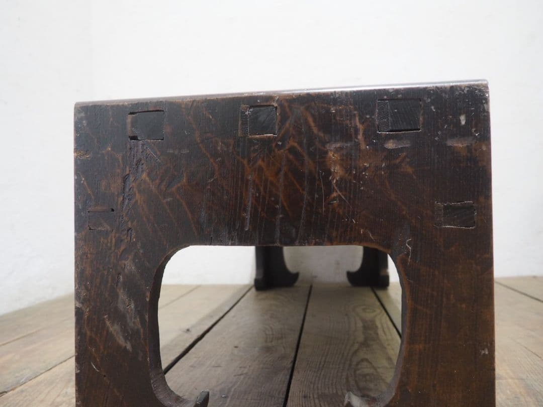 1199 アンティーク　文机　ローテーブル　座卓　ちゃぶ台 レトロ　展示台　花台