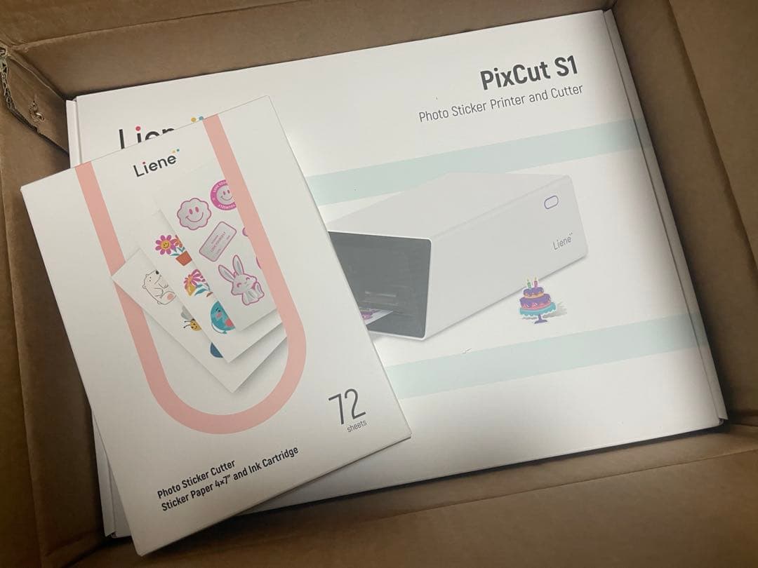 未開封 PixCut S1 Liene フォトステッカープリンター 追加シート