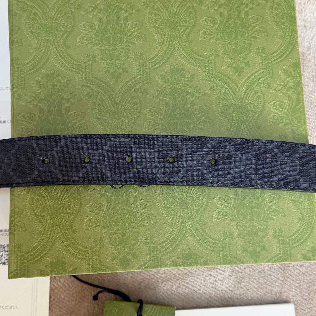 GUCCI ダブルG リバーシブル スリムベルト グッチ