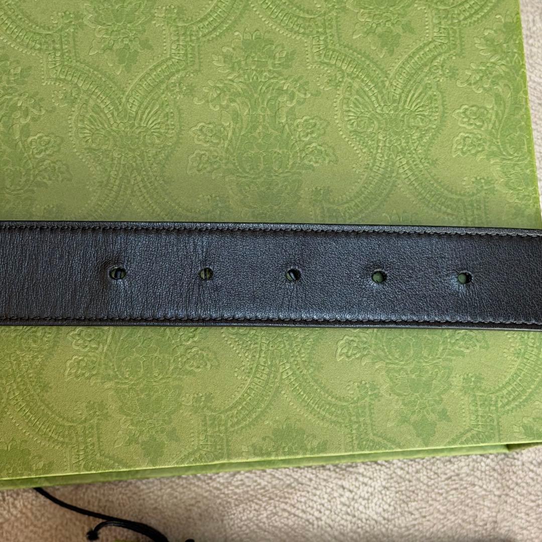 GUCCI ダブルG リバーシブル スリムベルト グッチ