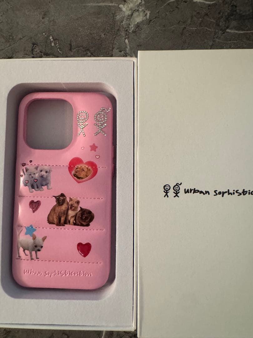 urban sophisticate ピンク シリコンケース