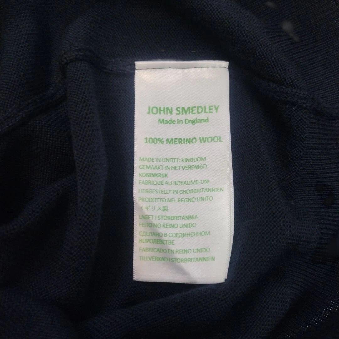 JOHN SMEDLEY/ジョンスメドレー　クルーネックニットカーディガン
