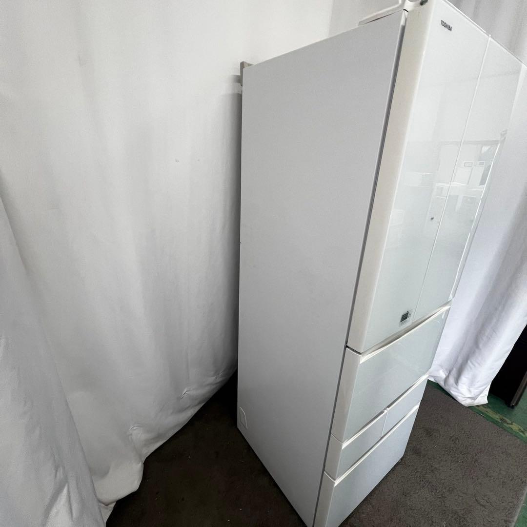 121 ❤️　冷蔵庫　大型　500ℓ　東芝　フレンチドア　白　安い　中古　設置無料