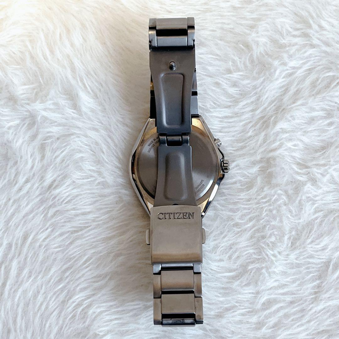 【美品】 シチズン アテッサ エコドライブ メンズ腕時計 CB1120-50C