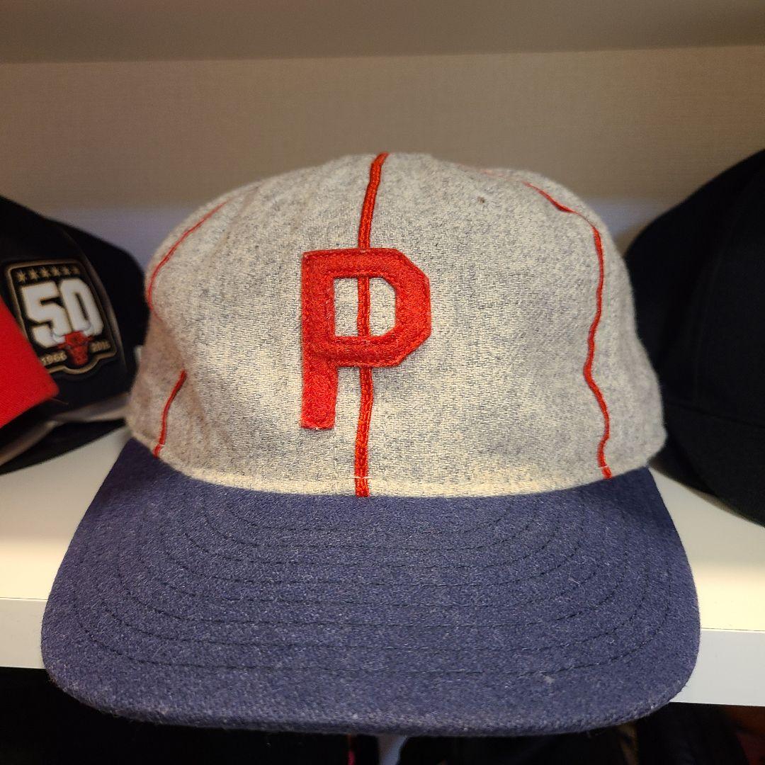 【90's‼️ヴィンテージ‼️】エベッツフィールド×Pロゴ×ウールキャップ