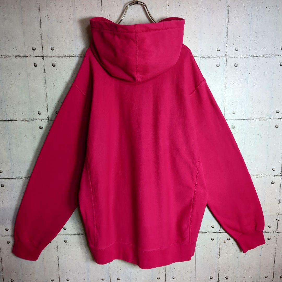 【即完XLサイズ】Supreme　スモールボックスロゴ　パーカー　希少ピンク