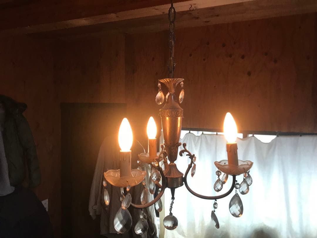 アンティーク フランス シャンデリア 3灯