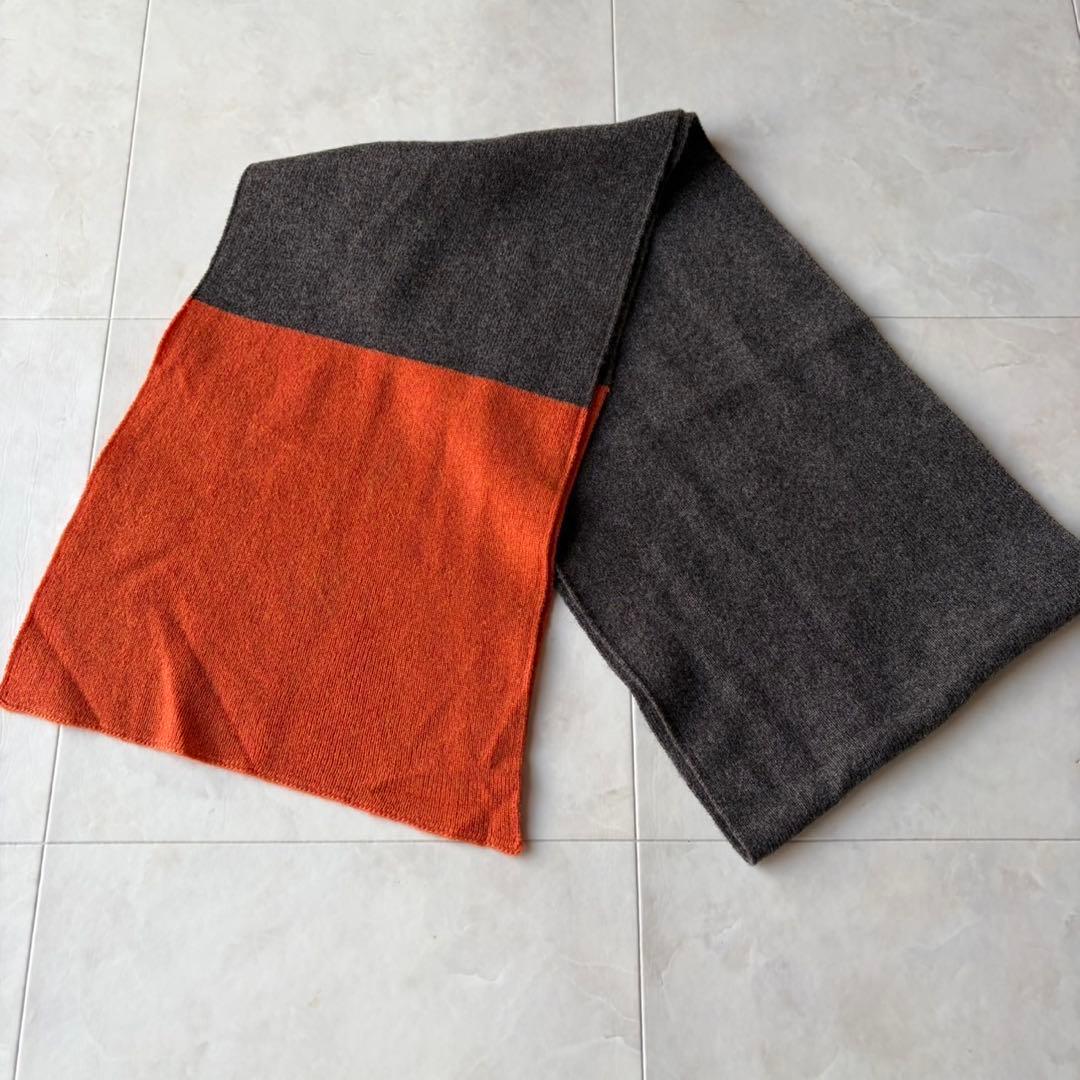 美品 ダーマコレクション カシミヤ100% 3点 アンサンブル バイカラー M