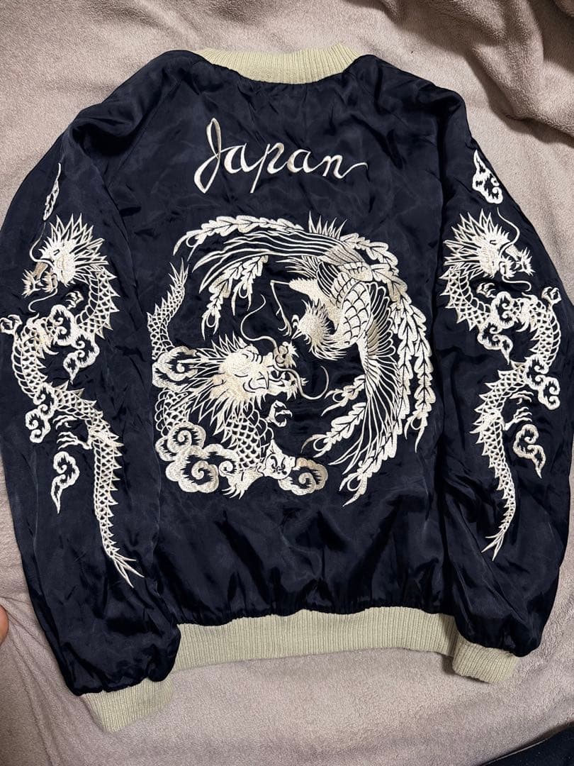 ２面用 CROPPED HEADS 龍 日本限定 スカジャン vintage