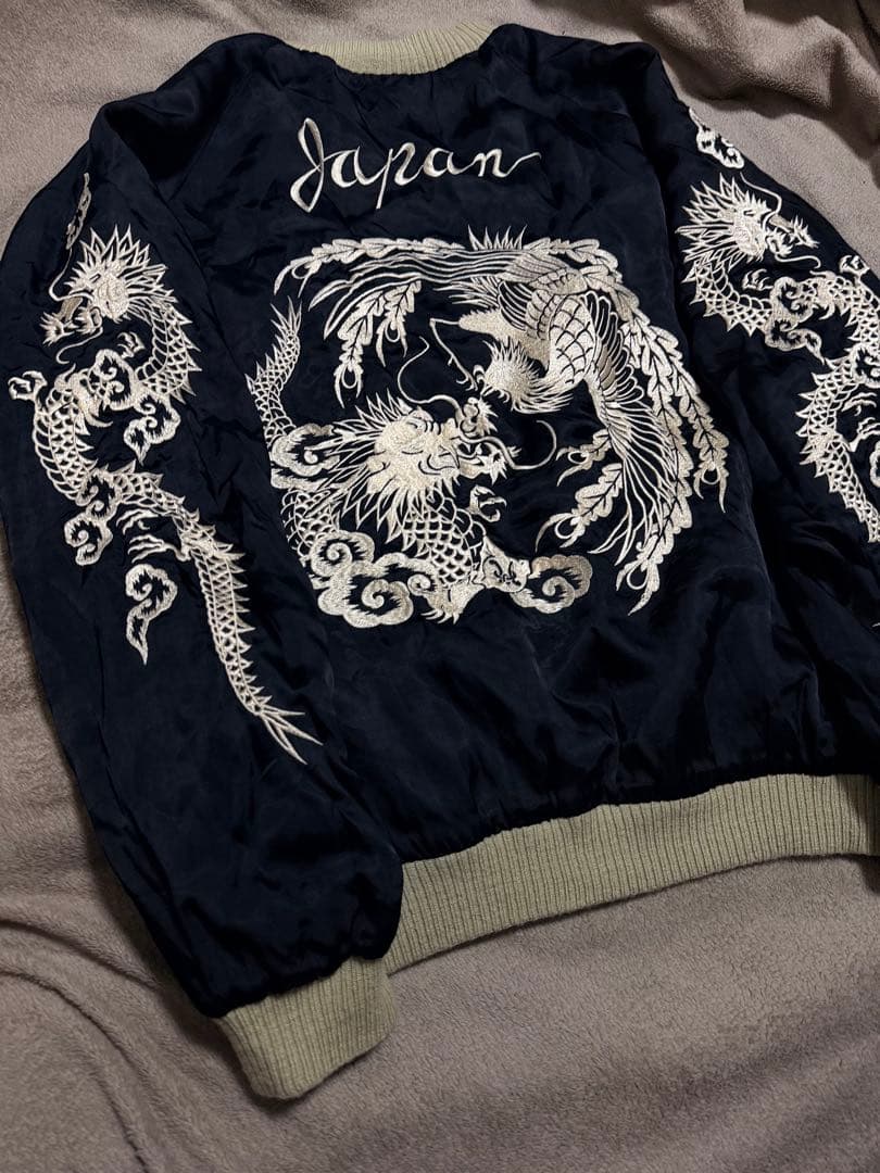 ２面用 CROPPED HEADS 龍 日本限定 スカジャン vintage