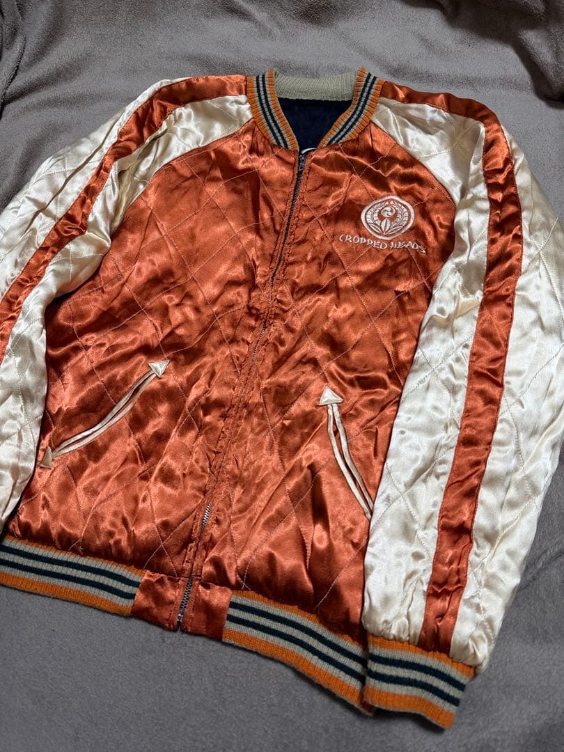 ２面用 CROPPED HEADS 龍 日本限定 スカジャン vintage