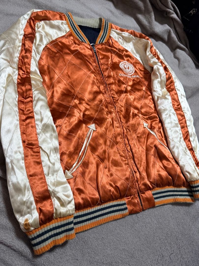 ２面用 CROPPED HEADS 龍 日本限定 スカジャン vintage