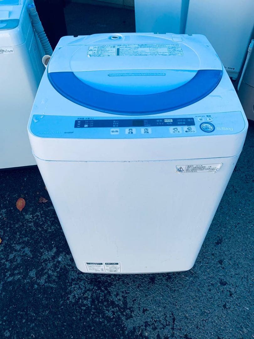 ♻️送料設置無料　SHARP 電気洗濯機　ES-GE55P-A