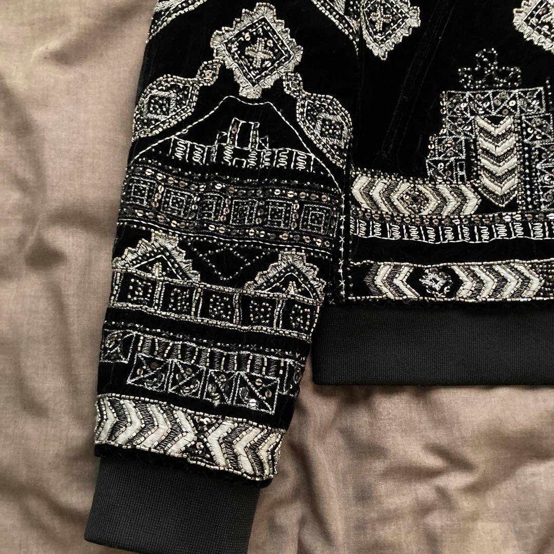 【超希少】ZARA スパンコールボンバージャケット