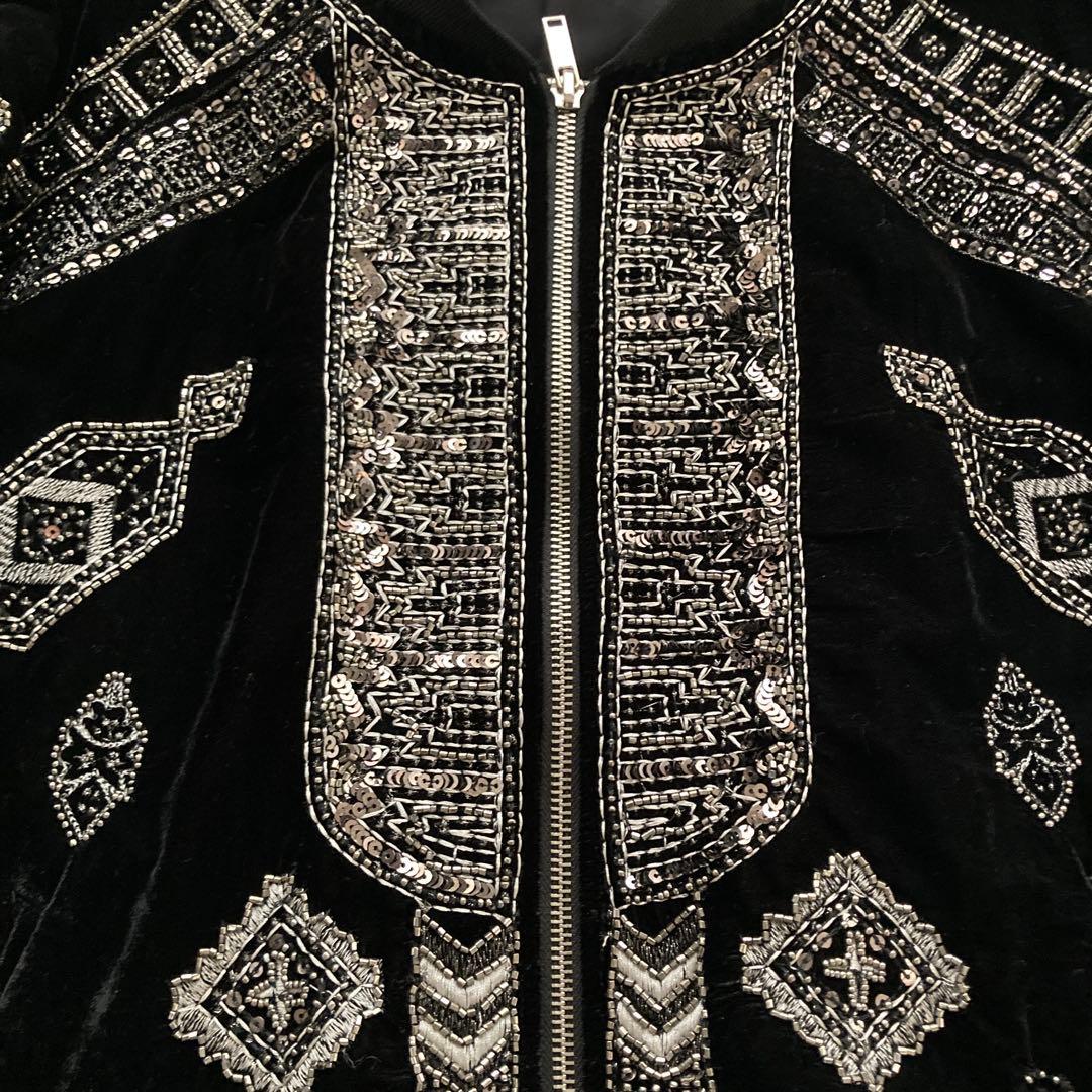 【超希少】ZARA スパンコールボンバージャケット