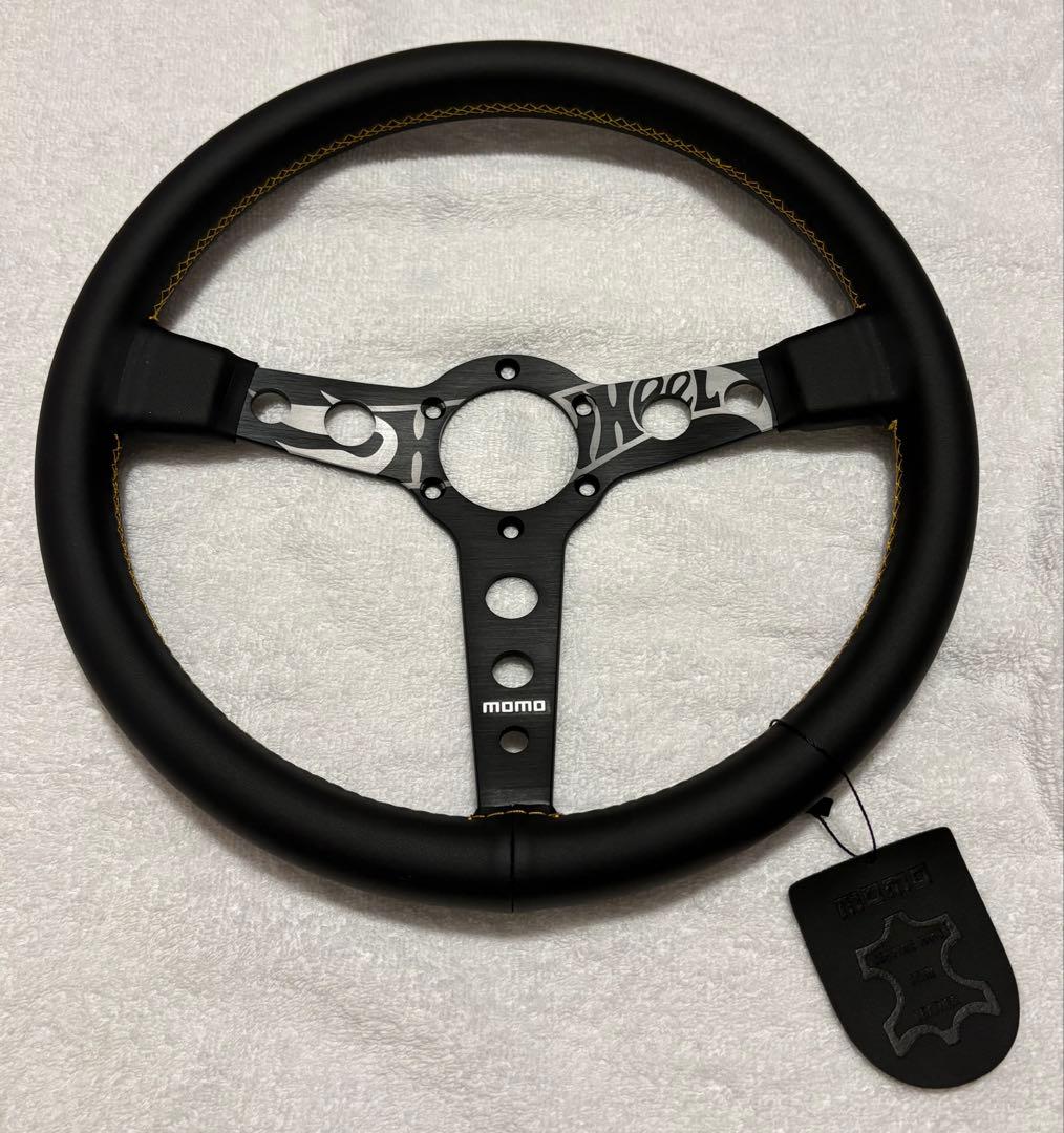 MOMO x Hot Wheels 50周年ステアリング 本革 ホットウィール