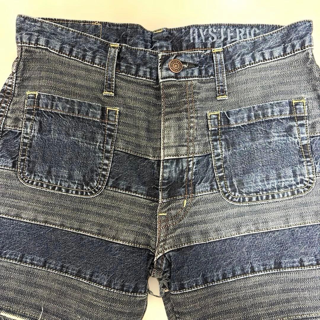 [新品未使用] HYSTERIC GLAMOUR スクラッチフレアデニムパンツ