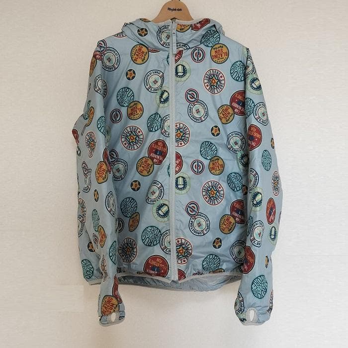 ★希少 ドラッグストアーズ　ダウンジャケット　リバーシブル　ブタ　グレー