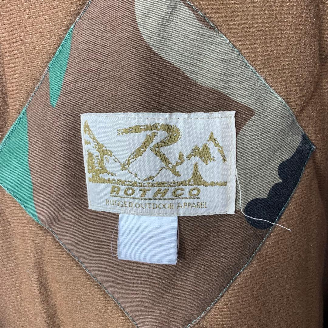 90s Rothco アクティブジャケット 迷彩 ミリタリー 軍物 中綿パーカー
