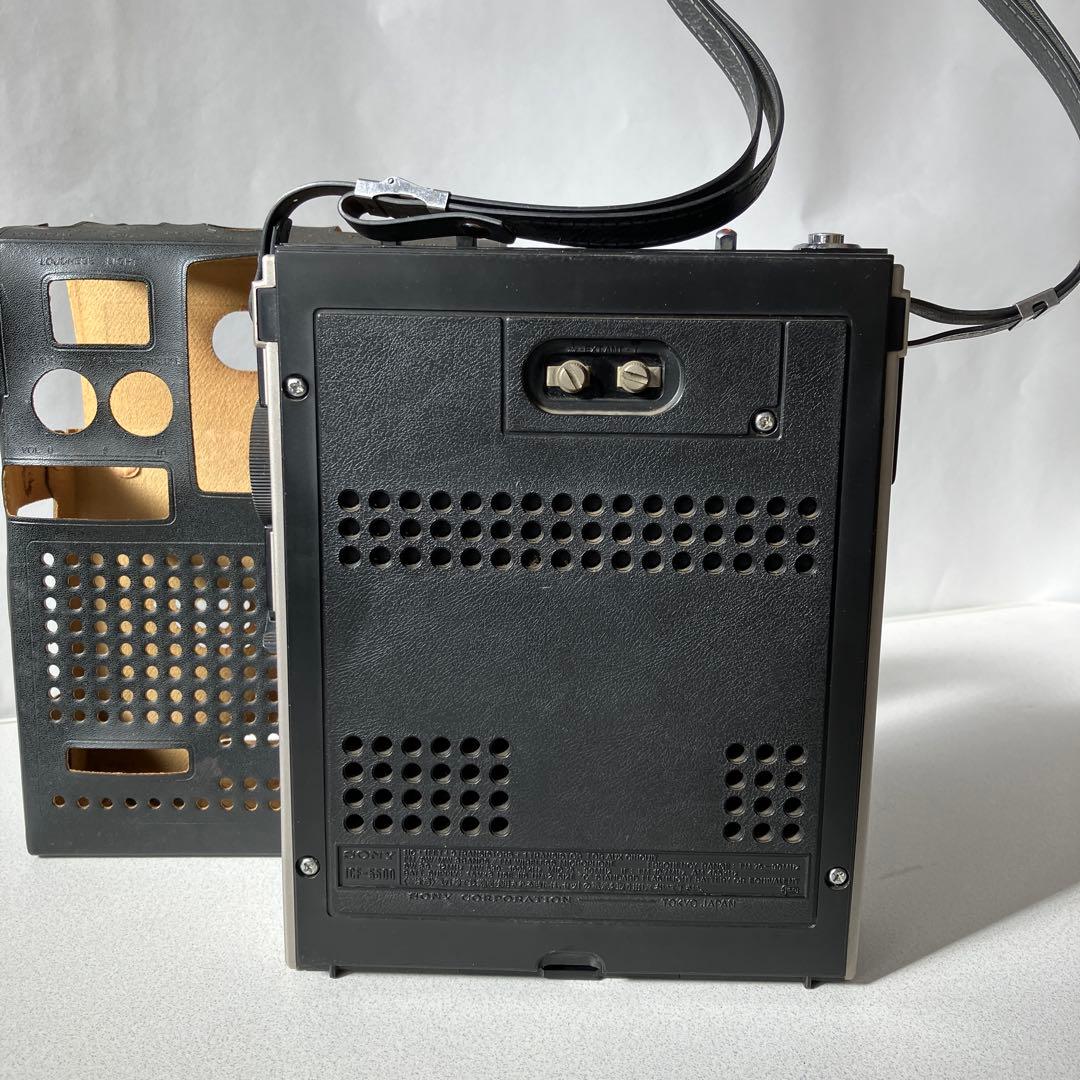 ソニーラジオ　スカイセンサー５５００　　　　完動品　カバー付き