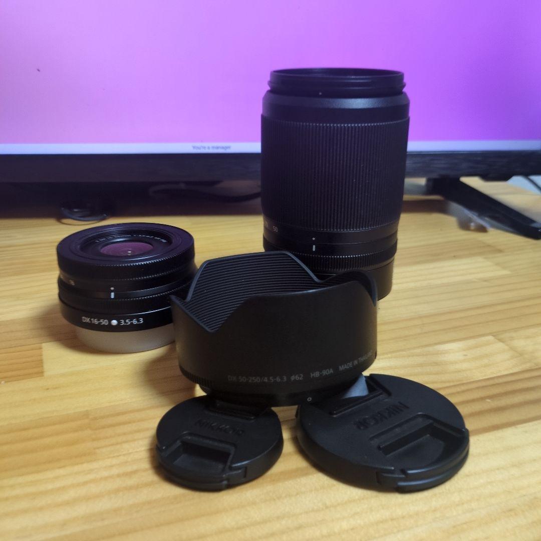 ニコン DX 16-50mm & 50-250mm ズームレンズセット