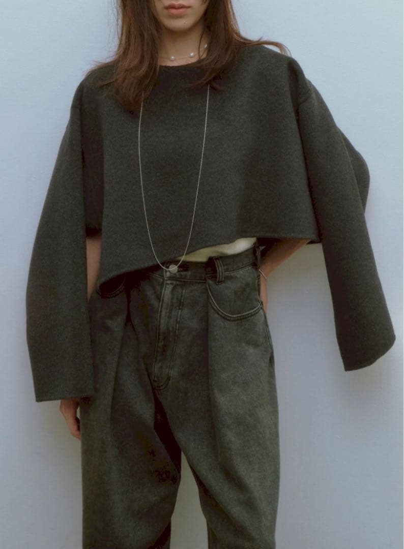 トップス DECOLLTE ACCESSORY wool  poncho