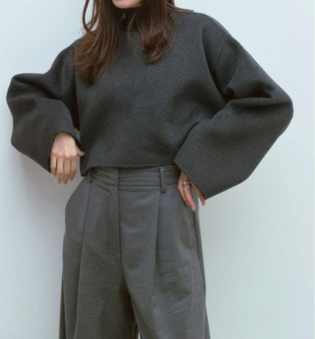 トップス DECOLLTE ACCESSORY wool  poncho
