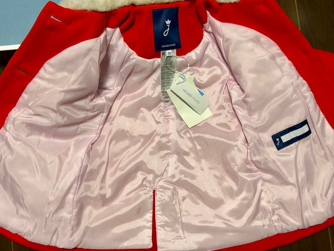 新品 jacadi ジャカディ ウールコート36M96cm