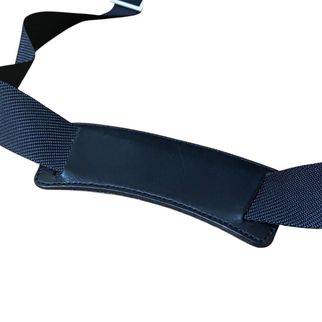 ✨美品✨バーバリーズ ヴィンテージ メッセンジャーバッグ 黒 グレー ナイロン