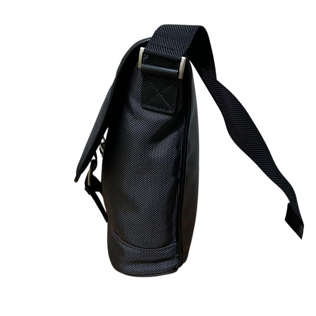 ✨美品✨バーバリーズ ヴィンテージ メッセンジャーバッグ 黒 グレー ナイロン