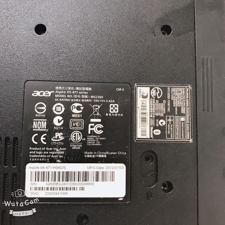 Windowsノート本体 ACER Aspire V5-471