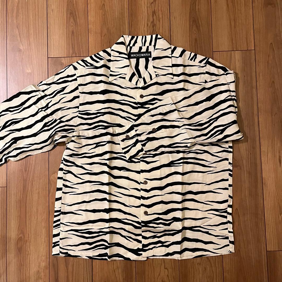 トップス WACKO MARIA 25aw TIGER OPEN COLLAR SHIRT