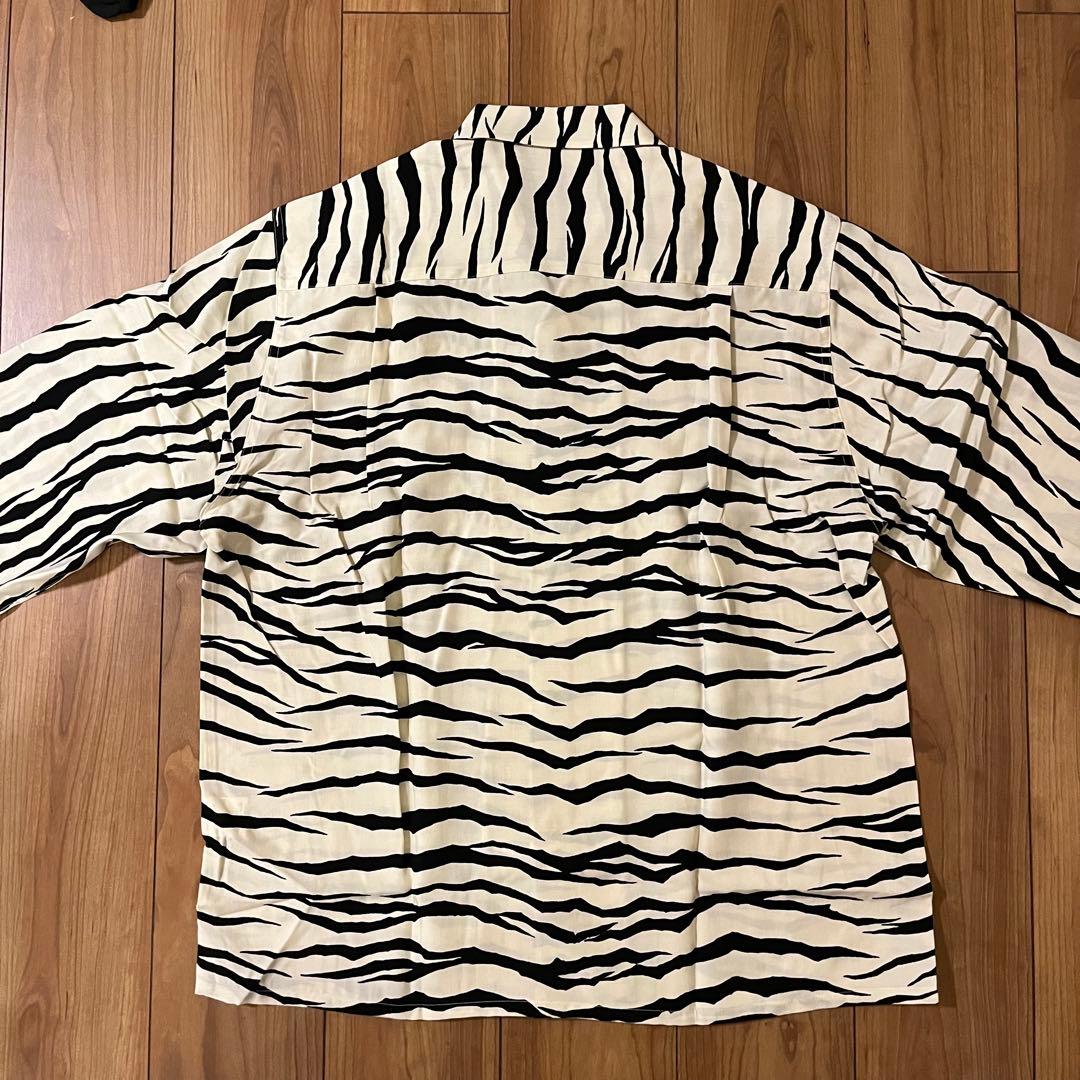 トップス WACKO MARIA 25aw TIGER OPEN COLLAR SHIRT