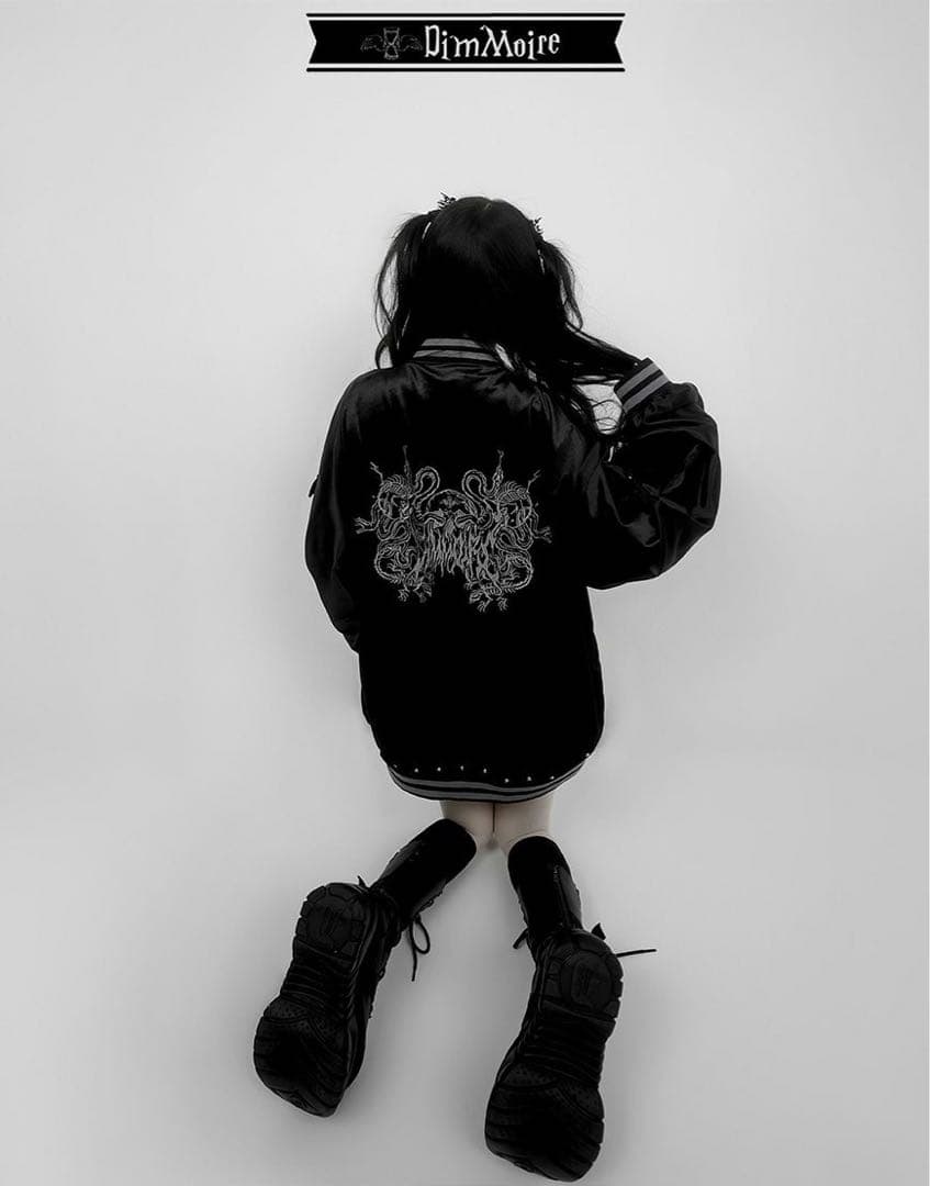 DimMoire Messy Bonesベロアスカジャン