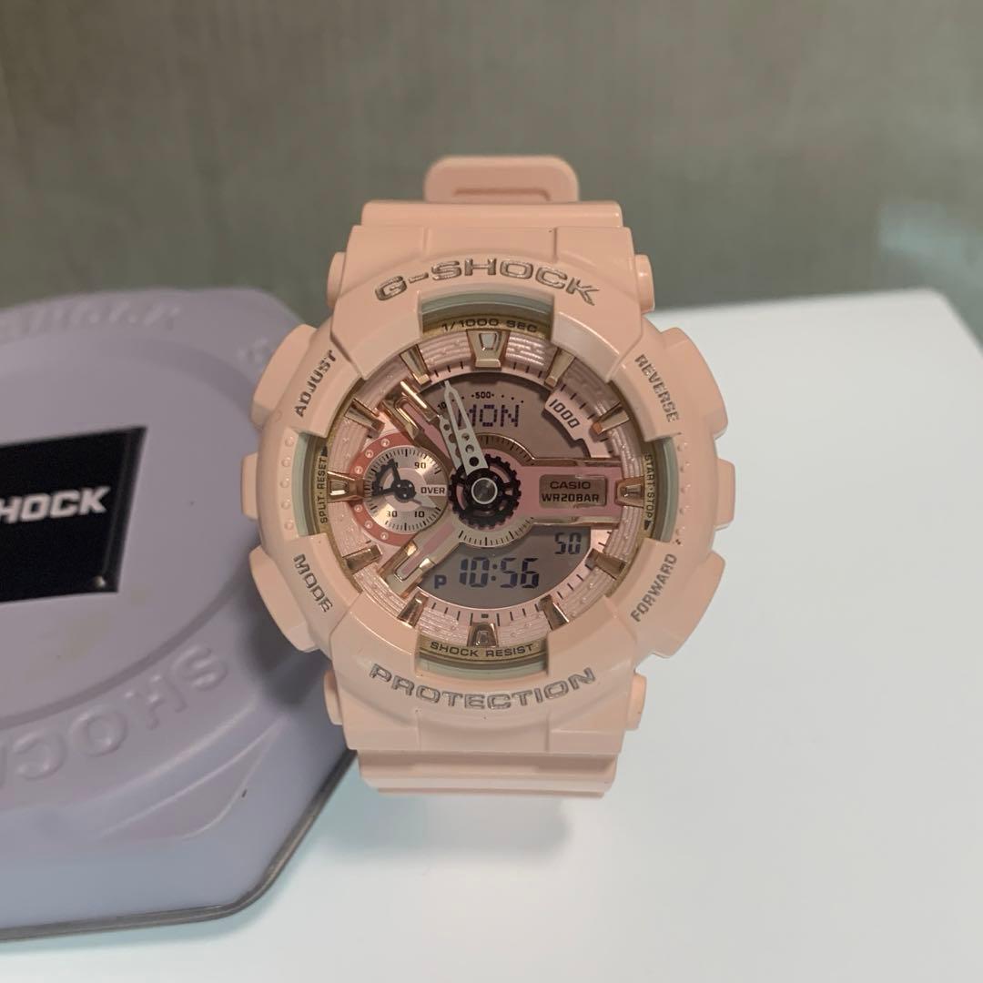 G-SHOCK／CASIO／GMA-S110MP／腕時計／ピンク／ほぼ未使用