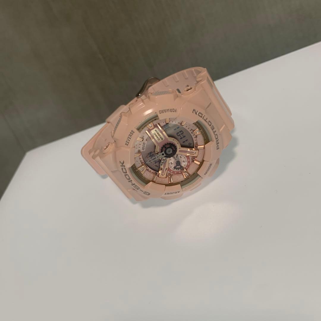 G-SHOCK／CASIO／GMA-S110MP／腕時計／ピンク／ほぼ未使用