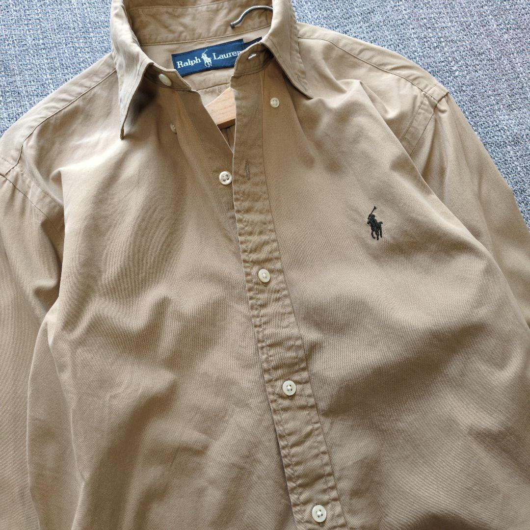 ラルフローレン　国内正規品　リラックスフィット　ポニー刺繡　コットンシャツ