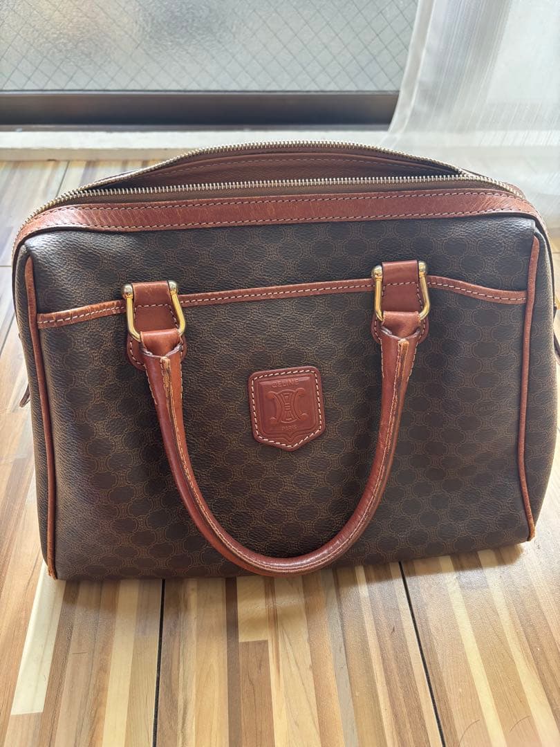 【限定価格】CELINE セリーヌ ハンドバッグ マカダム オールドセリーヌ