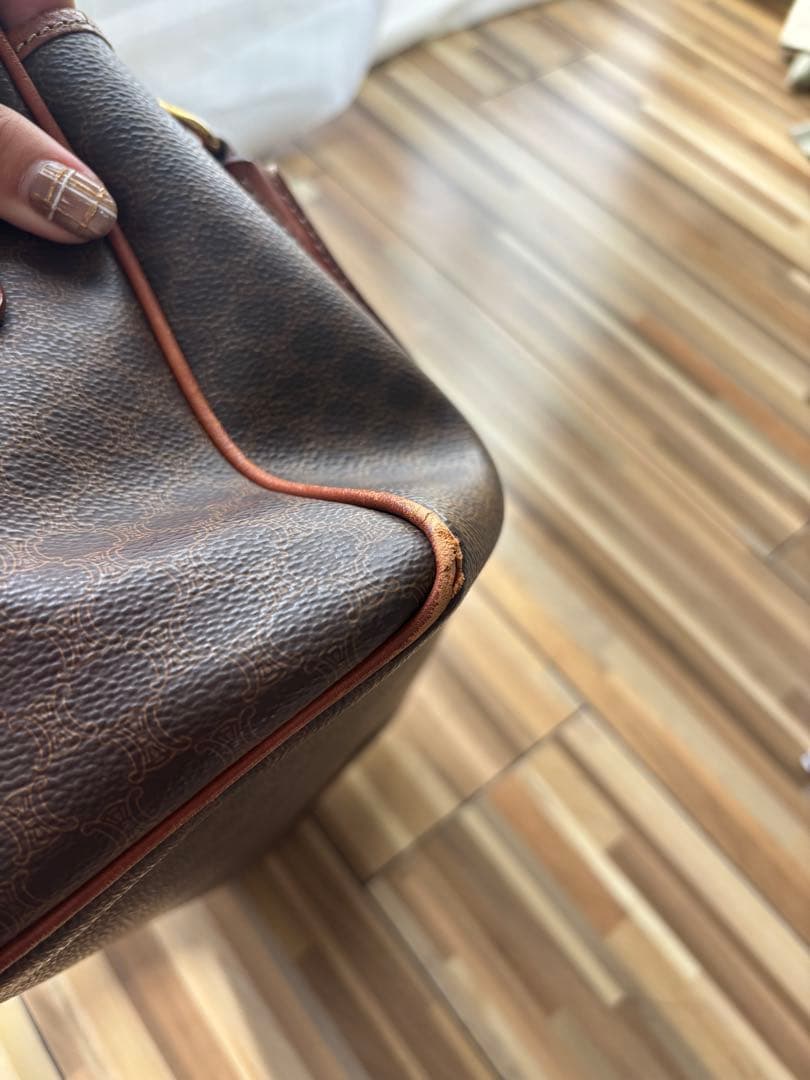 【限定価格】CELINE セリーヌ ハンドバッグ マカダム オールドセリーヌ