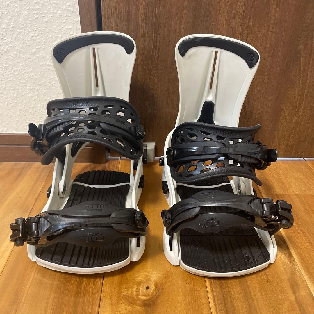 FLUX XF BINDINGS ホワイト/ブラックXSサイズ