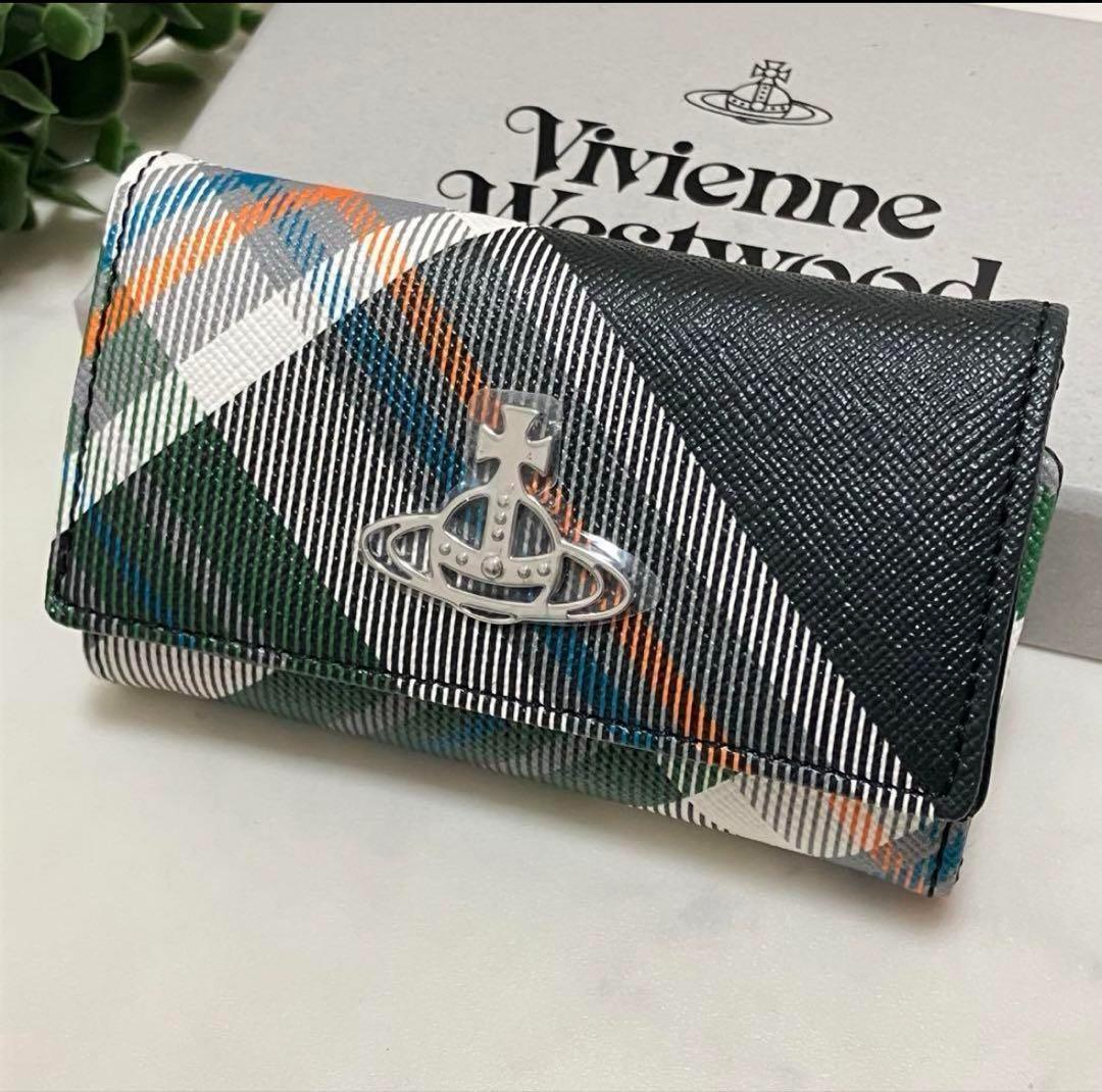 小物 Vivienne Westwood Derby Tartan Green