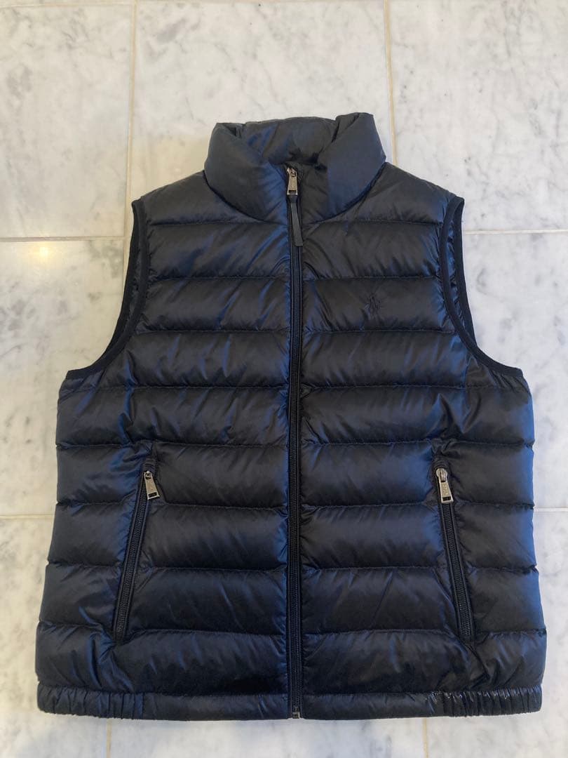 ◾️ ポロ　ラルフローレン　ダウンベスト　レディース　ブラック　Sサイズ