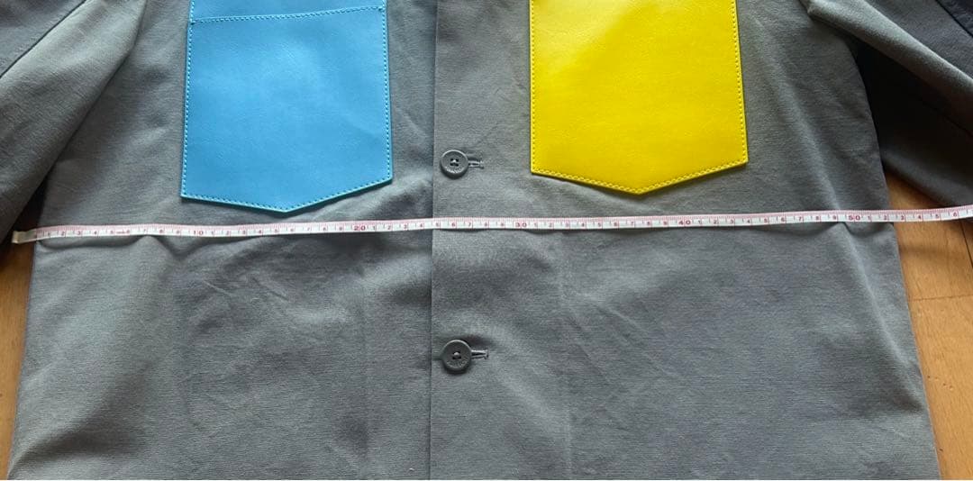 LOUIS VUITTON カラーブロックデザイン 長袖シャツ XS