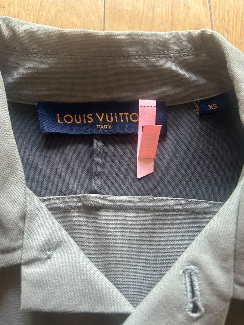 LOUIS VUITTON カラーブロックデザイン 長袖シャツ XS
